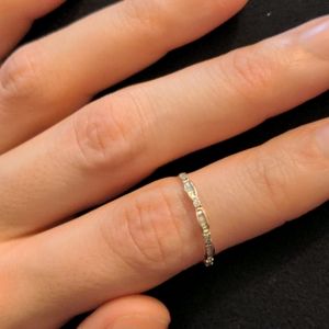 Simple rose gold ring